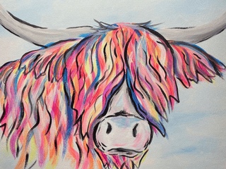 Eclectic Highland Cow